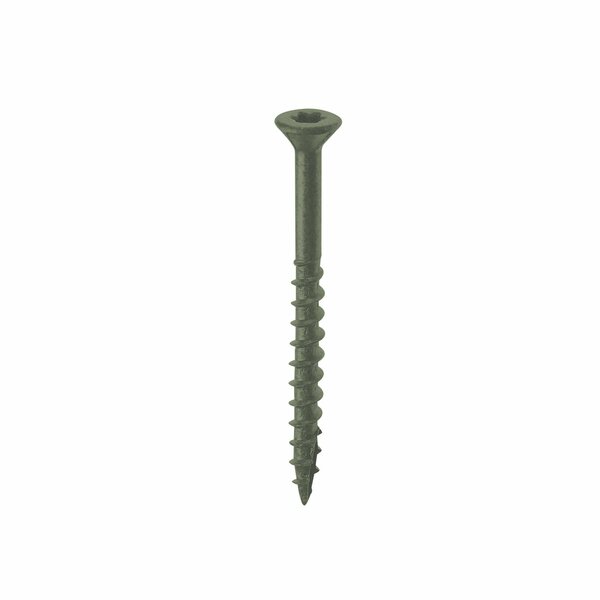 Nuvo Iron #8 screw, 2 1/2 in, Torx head, includes T20 Drill bit Green, 3000PK 8212GRP